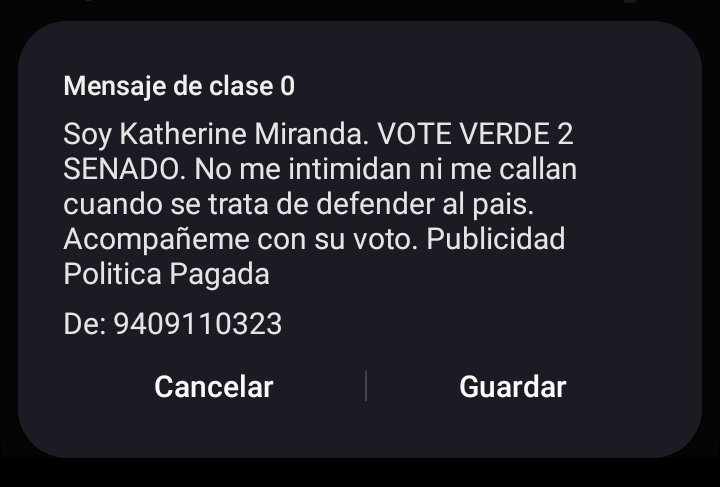 Fastiyoso's tweet photo. @TefaOstios @KatheMirandaP Y ni siquiera llegan a los mensajes, aparece en un ventana sobre la aplicación que uno esté usando, es invasivo y abusivo, y ni @ClaroColombia ni @KatheMirandaP responden. Miserables. https://t.co/FhrVSQBC55