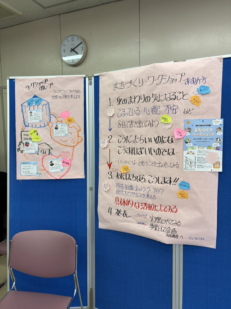 adachi_sayaka88's tweet photo. 本日3/8(日)は、毎年のように参加している足立区NPO活動支援センター主催の「地域で一歩を踏み出す！まちづくりワ���クショップ」へ！
転職、子どもの進学等で、地域での活動が疎かになっていたのですが、ゆるく長いつながりに新たな出逢い、mamatoさんによる託児もあり、充実した時間が過ごせました🎶 https://t.co/7802KUclJq