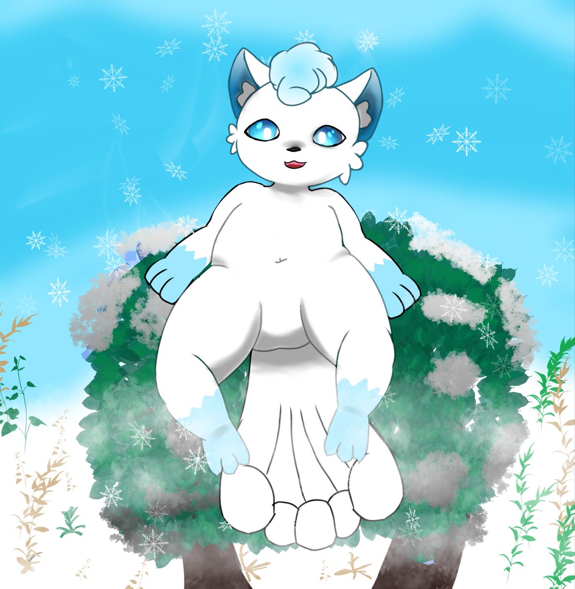 seyumeer's tweet photo. 白色冰狐狸 https://t.co/q3DkGM8nU8