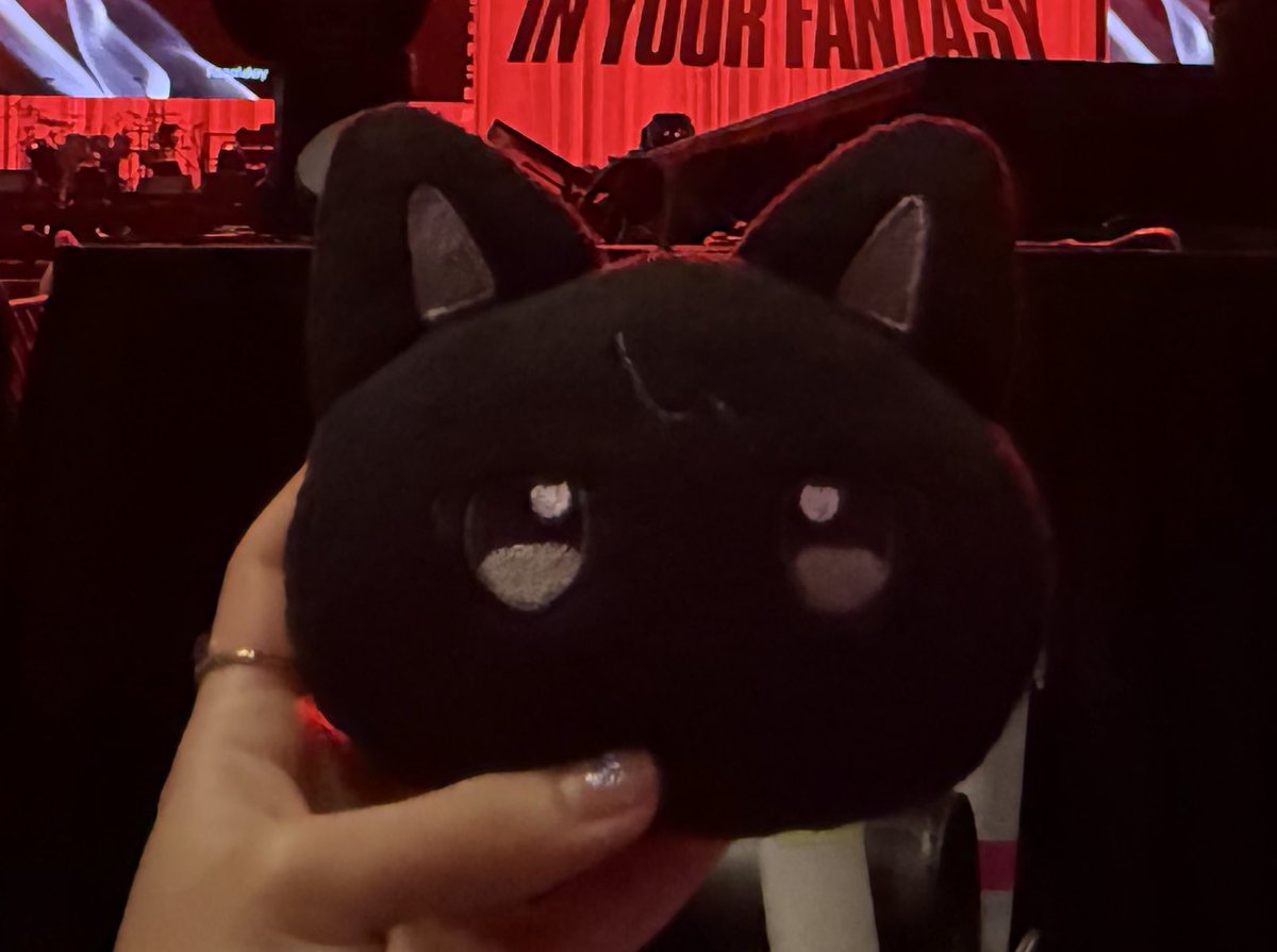 WY0325Z's tweet photo. ‼️Lost cat 
To Atiny at Syd D1 concert. May I ask if anyone had seen/picked up this wy plush in the arena? He probably fell out from my bag during the show.I have contacted lost&amp;found but sadly he is not there 🥹😭
#ATEEZinSydney #ATEEZ #InYourFantasy_Sydney #aniteez #에이티즈 https://t.co/3hhIPnQUBI