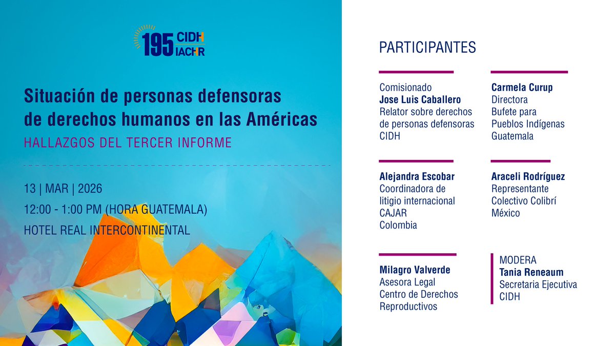 CIDH - IACHR tweet media