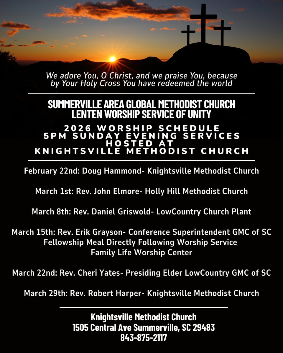 Easter is Coming! Worship Schedule, Lenten Service Tonight, Prayer Meeting Tuesdays - mailchi.mp/c149232c9f77/l…