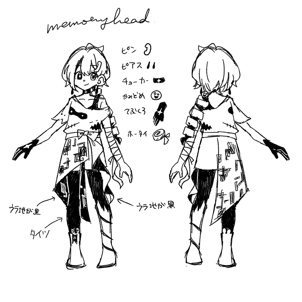 solt_illust_253's tweet photo. ⚠️擬人化⚠️
メモへくんの衣装を本気で考えてみた
真面目に考えても天才の方々にはまじで追いつかないってことが分かった!
#UNDERTALE #Amalgamates #擬人化 https://t.co/LW3fm04U0G