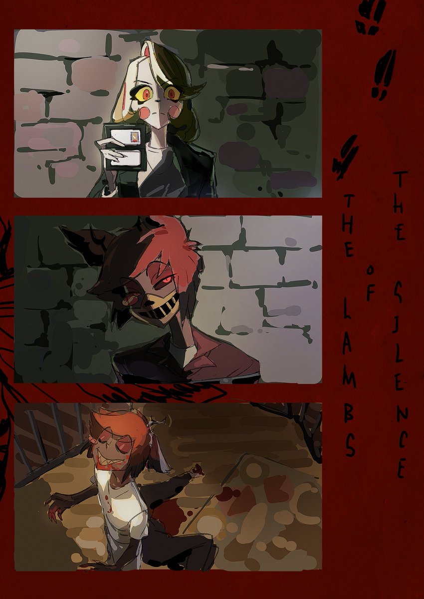 study_bakim's tweet photo. #charlastor #HazbinHotelFanart 

The Silence of the Lambs https://t.co/YlZe2ic44P