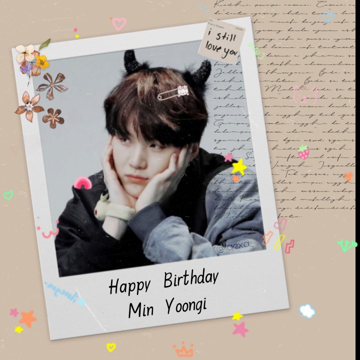 thvquette's tweet photo. #HappyBirthdayYoongi 🎂 https://t.co/wOlgTY5bJ5