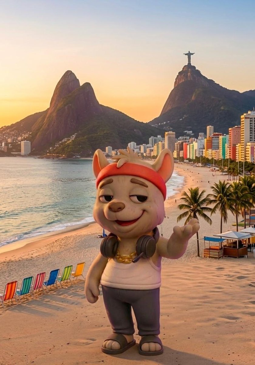 SparkLord69's tweet photo. sunday afternoon on Ipanema Beach and this dude selling açaí bowls gave me the business about not knowing the difference between regular and superfruit blend. SparkLord learned something new today https://t.co/Bc9NoaaS1D