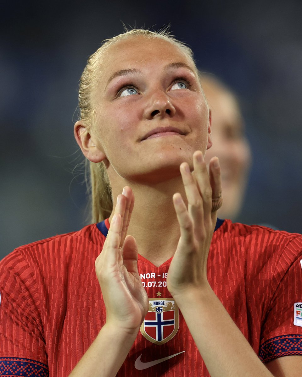 🇳🇴 Frida Maanum joins Norway’s 100 club 👏

#WWCQ || <a href="/nff_landslag/">Fotballandslaget</a>