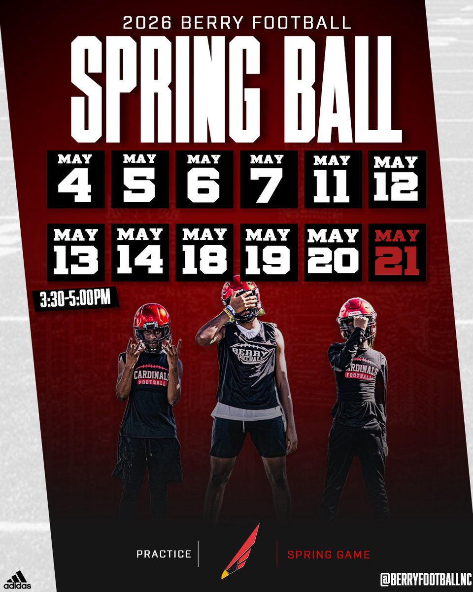 Spring Practice schedule 🥊 ⏰