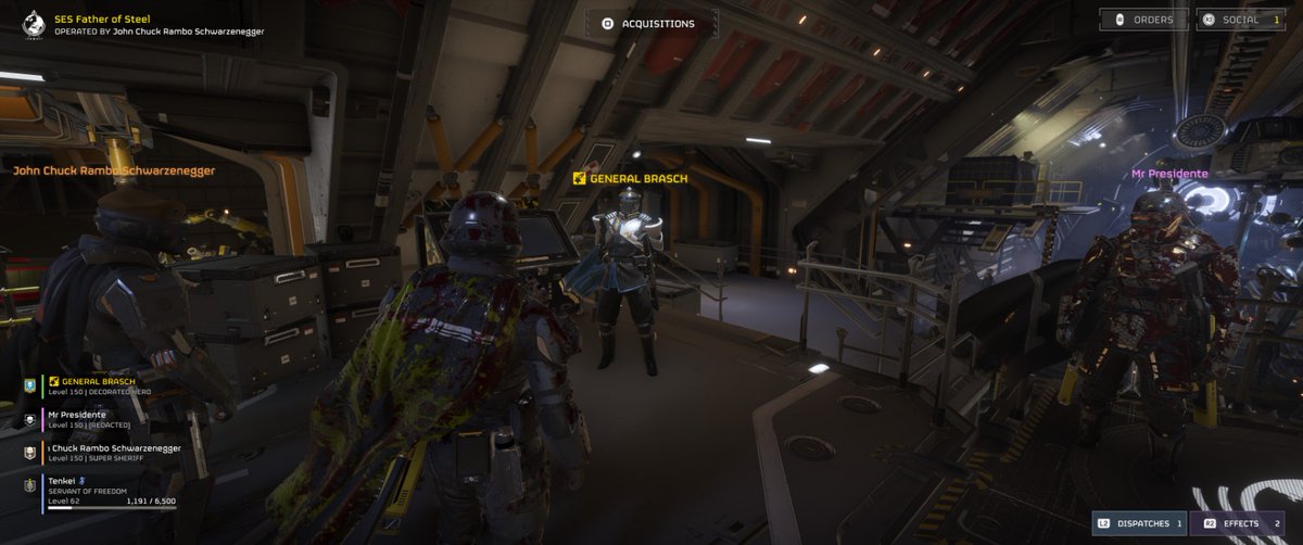ElTracteur's tweet photo. Had the great honor to fight alongside the oldest Helldivers alive : the infamous General Brasch.  @Helldivers_NOW @HelldiversAlert https://t.co/Cs5814RFjf