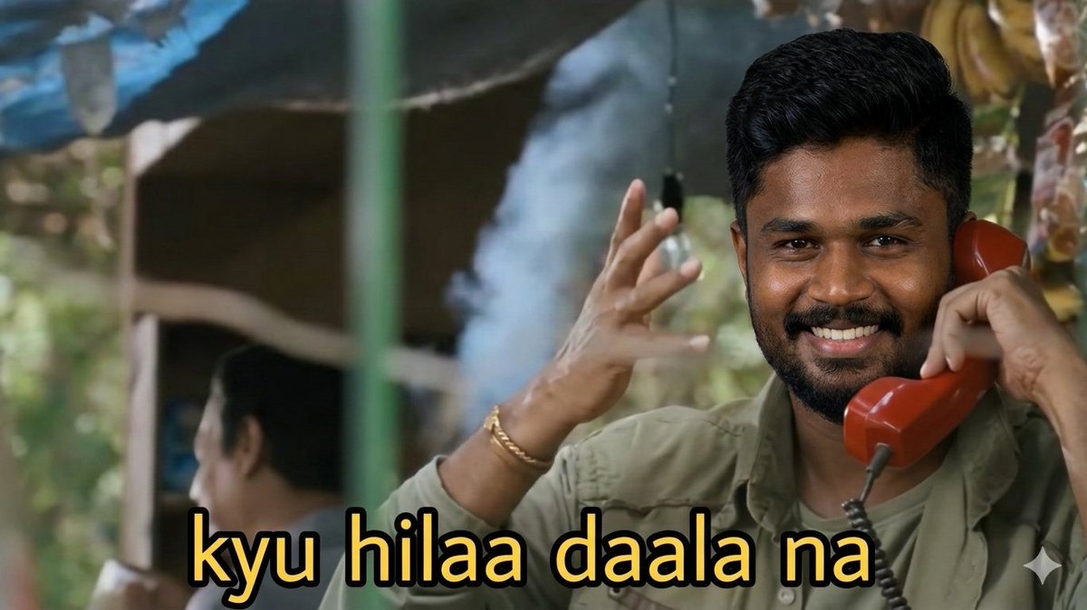memewlabanda's tweet photo. Sanju to whole New Zealand Team : https://t.co/IhNFQFGpzc