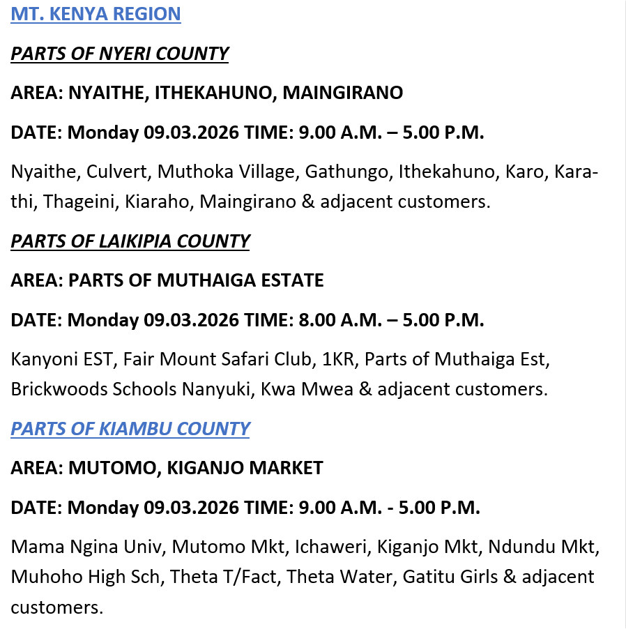 Kenya Power tweet media