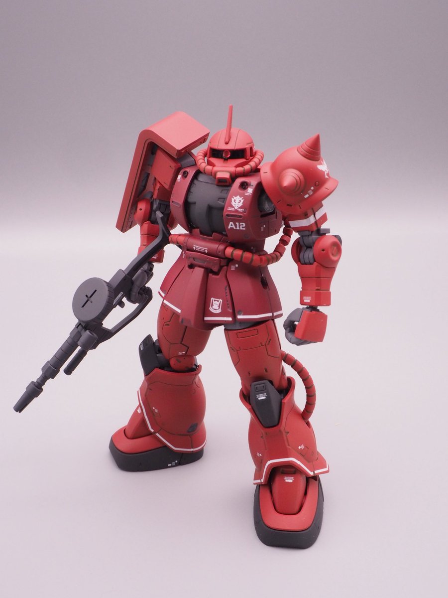 GpNkus's tweet photo. ガンプラ完成ポスト
HGオリジン版シャアザク2
オリジン版ザク2は素立ちがあんまりかっこよくないな...

#ガンプラ好きと繋がりたい 
#シャア専用ザク2 
#ガンプラ完成品 https://t.co/h9Qxsnkbp3