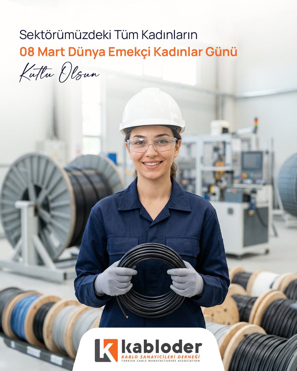 kabloder's tweet photo. Hayatın Her Alanında Yer Alan, Sektörümüze Emek Veren Değerli Kadınlarımızın “08 Mart Dünya Emekçi Kadınlar Günü”nü Kutlarız.

#Kabloder #08Mart #DünyaEmekçiKadınlarGünü #KabloSanayicilerDerneği https://t.co/njEG5FCHWi