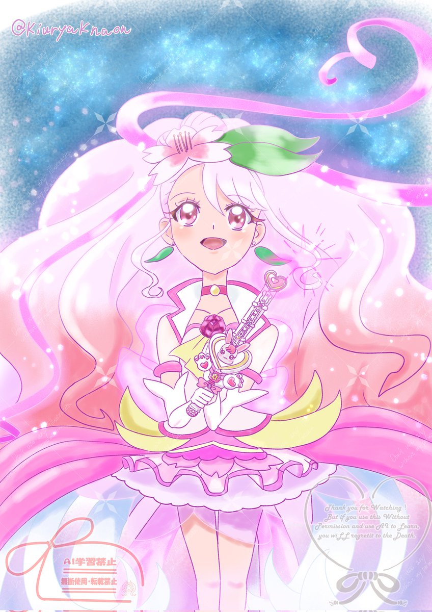 今年のプリキュアは、タイムスリップがテーマなので、パワーアップ