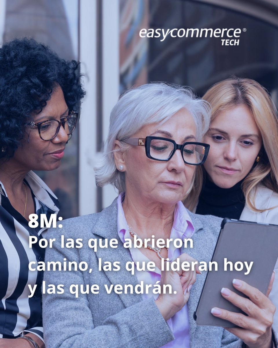#8M | Hoy reconocemos el talento de las mujeres que convierten tecnología en negocios que crecen. En easycommerce® lo vemos todos los días. 💜

#WomenInTech #MujeresEnTecnología
#Ecommerce #Tecnología #easycommerce