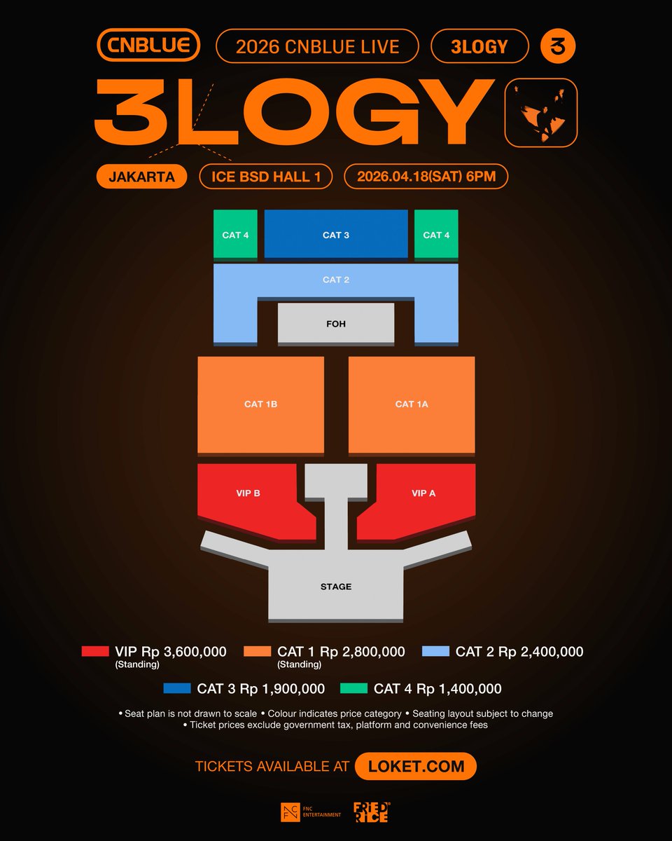 2026.04.18 2026 CNBLUE LIVE WORLD TOUR ‘3LOGY’ IN JAKARTA
>> weverse.io/cnblue/notice/…

#CNBLUE #씨엔블루 #3LOGY