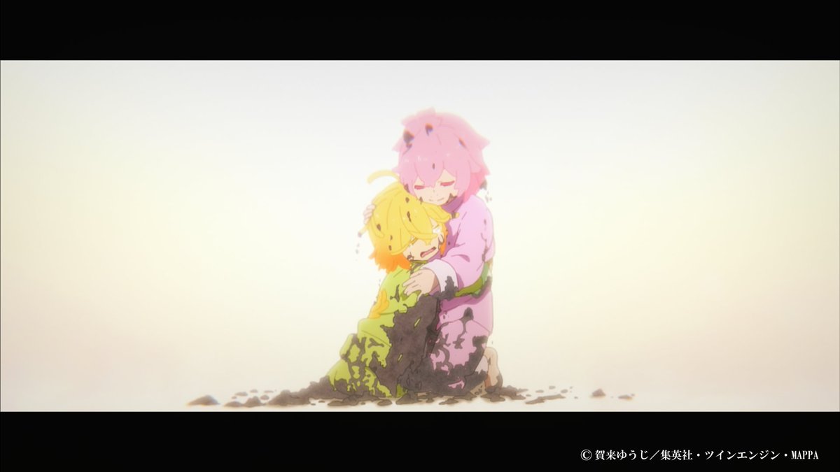 jplus_jigokurak's tweet photo. ══════∘◦𖠁◦∘══════

　　TVアニメ『#地獄楽』
　   第二十二話「慈と業」
 ご視聴ありがとうございました！

═══════════════

🪷Prime Video / Netflix / Lemino にて配信中

#HellsParadise https://t.co/Dk1Ritkawn