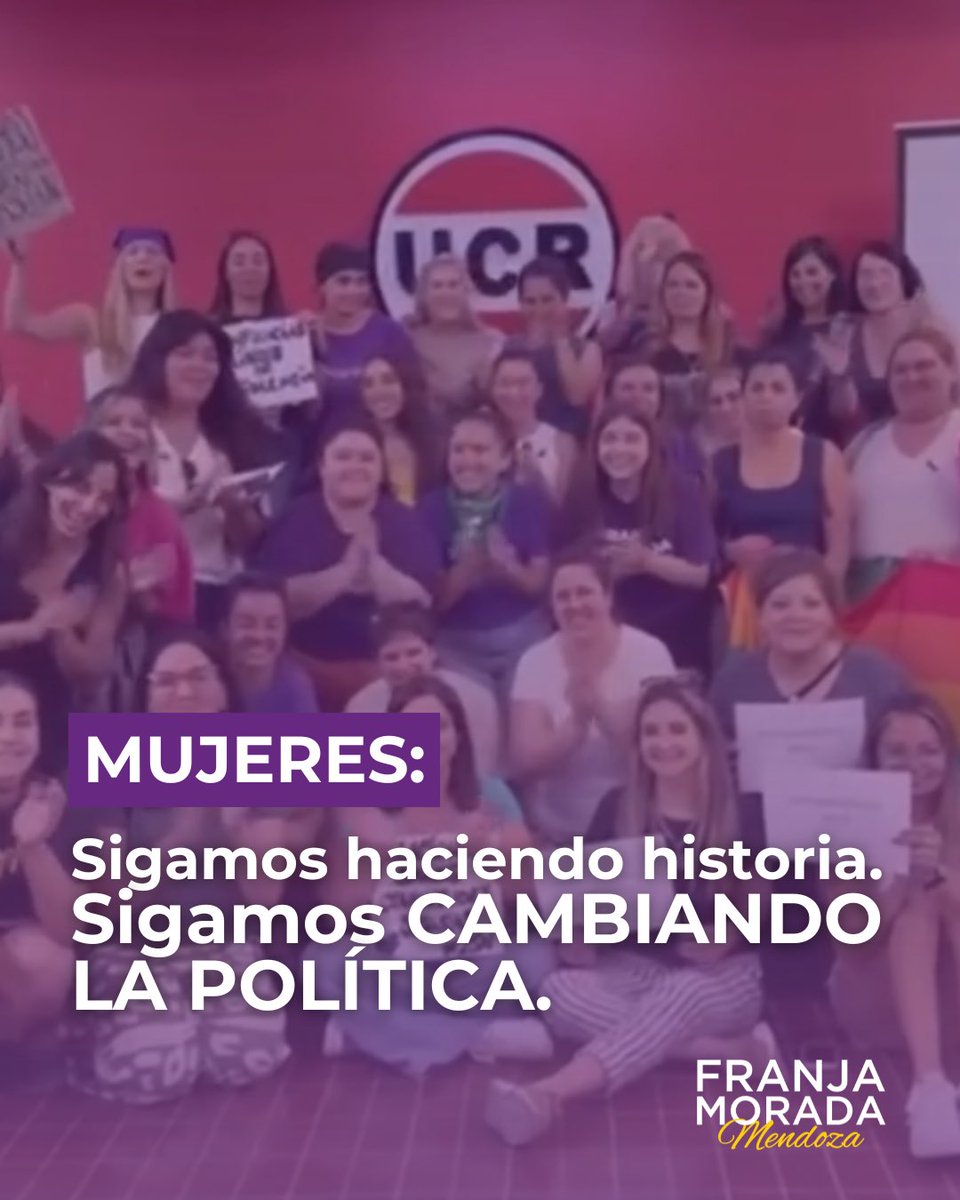 Franja Morada Mendoza tweet media