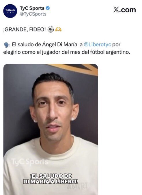 “TyC Sports”

Porque hicieron una encuesta para elegir al jugador del mes y la ganó Zelarrayan pero le dieron el premio a Di María.