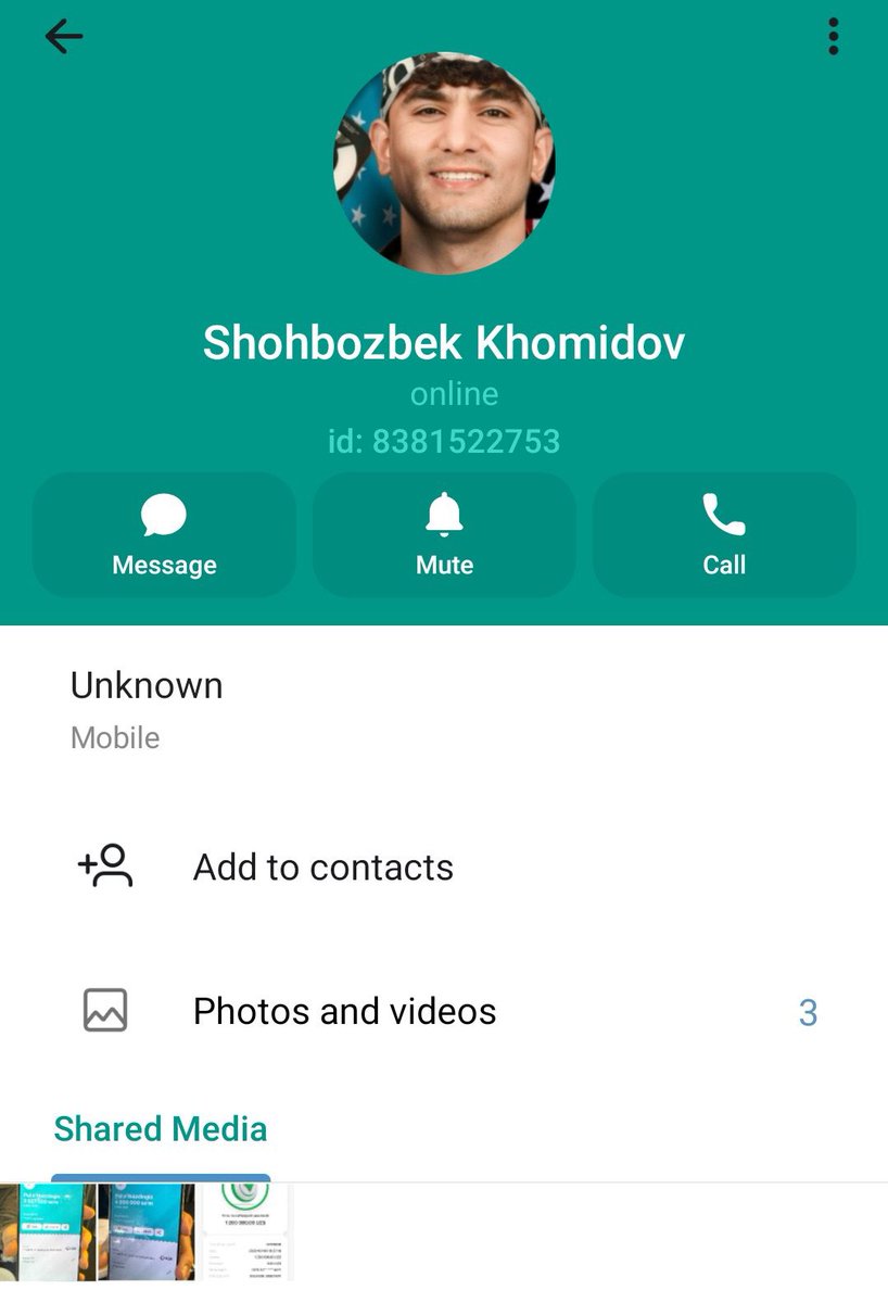 Shahbozbek Hamidov tweet media