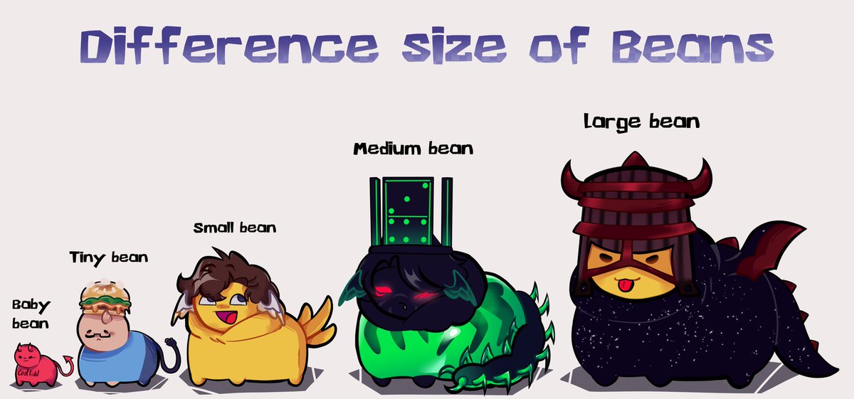 YanTheMask1's tweet photo. Are you ready for the Beanverse??
i hope you are bcs here come the difference size of the Beans!!
#Beanverse #1x1x1x1 #007n7 #Forsaken https://t.co/mpRPF69qF1