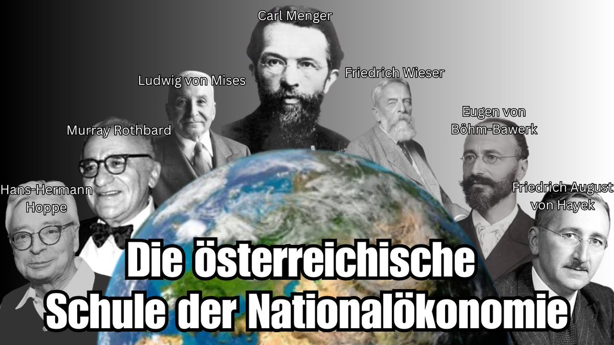 Heute erscheint meine erste Vorlesung auf Universitätsniveau über die Anfänge der österreichischen Schule der Nationalökonomie als Exklusiv-Content auf Patreon oder Kanalmitglieder auf YouTube. Links in den Kommentaren (wie gesagt: NICHT kostenfrei)