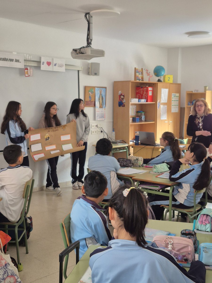 StaMMicaela's tweet photo. 3° ESO ha estudiado la revolución industrial y ha presentado sus conclusiones a los alumnos de Primaria en una formación en cascada.
#colegioshhcc 
#educaciónvicenciana 
#revoluciónindustrial https://t.co/5XXk5kYmQW