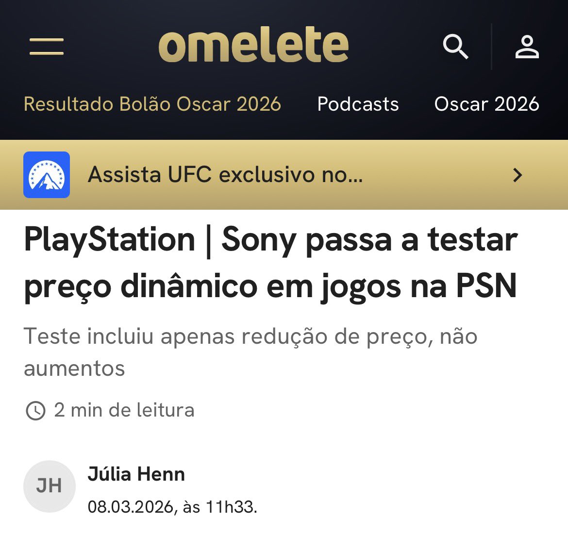 Essa semana estive comentando outros assuntos que nem me toquei do tanto que essa noticia da Sony estar testante preços personalizados é preocupante.

Mas, como advogado, adianto desde já que seria ilegal no Brasil por diversos motivos.

Segue o fio 🧶👇🏼🎮