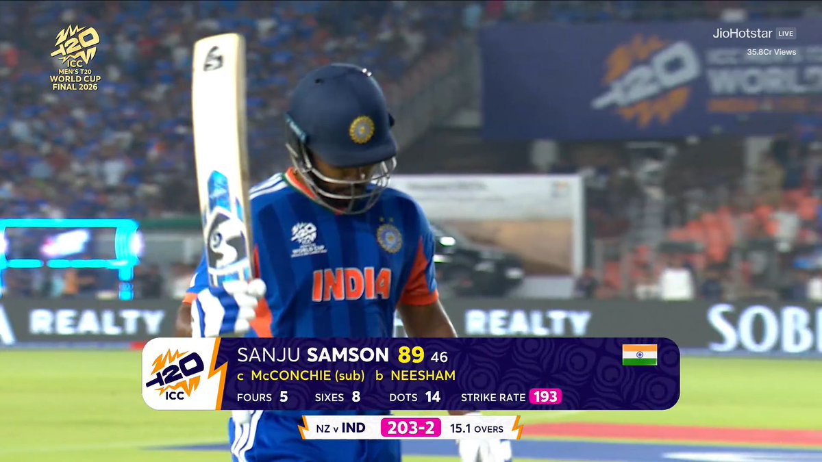 - 97*(50) in the Quarter Final. 
- 89 (42) in the Semi Final. 
- 89 (46) in the Final. 

He could have easily scored centuries like Sahibzada Farhan but he chose to play for the team over playing for himself. Deserves the Player of the Tournament award. What a player. 👏👏