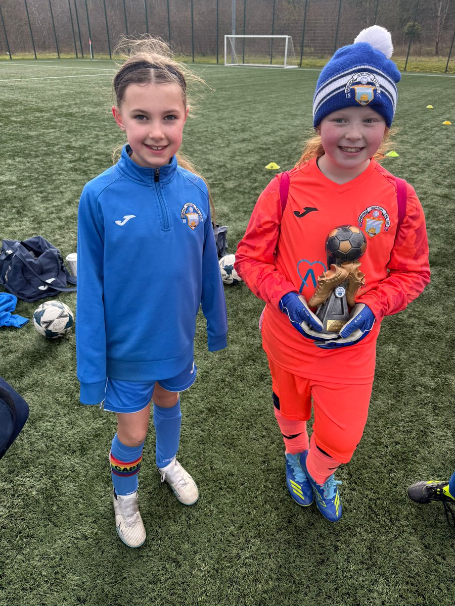 MrsKWatt's tweet photo. New Captain and Player of the Match for A and T 🥳 whole team played amazing this morning 💙🤍 @MrTrench95 @WhinhillPS https://t.co/OBSERHUVWQ