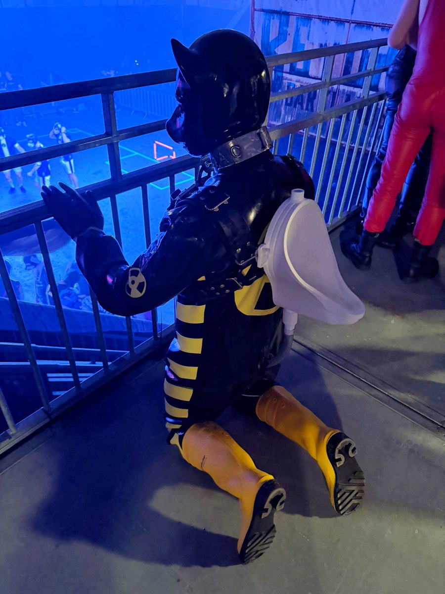 MacThePig's tweet photo. Back home from Darklands and still smiling 😈

Had an amazing time walking around again as a urinal piggy 🐷🚽

Huge thanks to everyone who stopped by and made use of my urinal, you definitely made my day! https://t.co/XabBh1rpEy