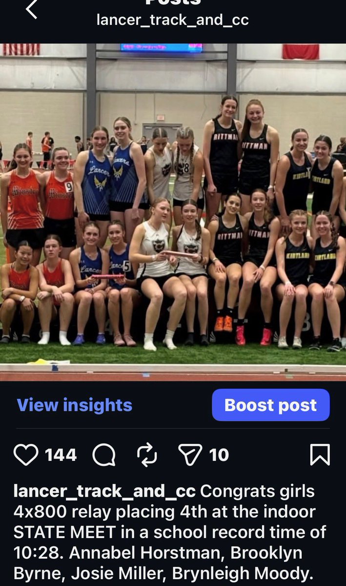 LHSAthletics2's tweet photo. Congrats to our indoor STATE track and field athletes!!! Good luck this season! Go Lancers! https://t.co/u9BsWo1Wzc
