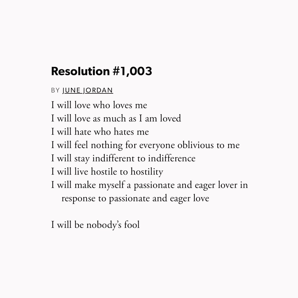 This by June Jordan is up there