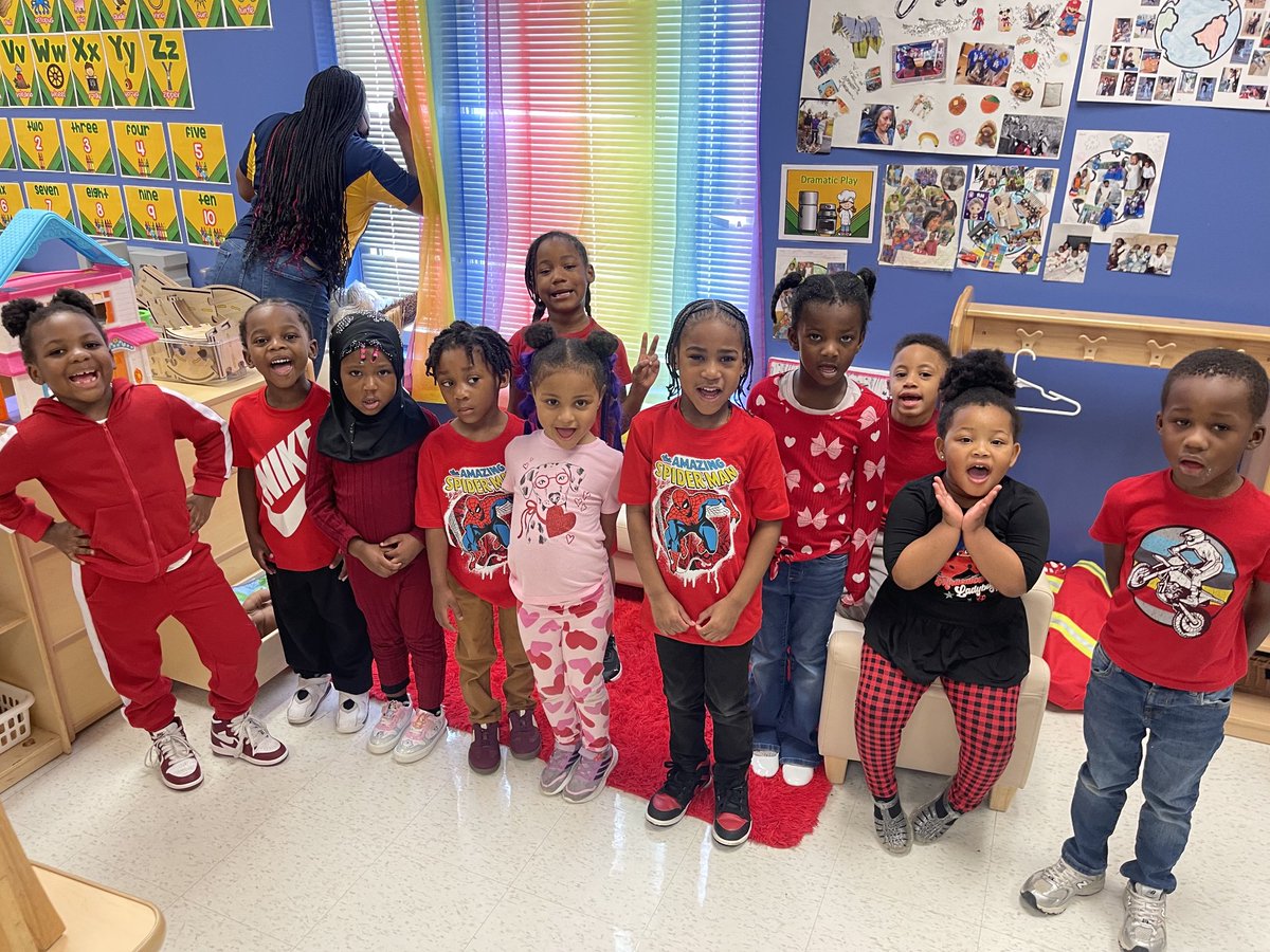 FeldwoodES's tweet photo. Pre-K showed spirit all week for Read across American and Exceptional Children's week. #schoolspirit @shantarawcrooks #wearred #wearyellow #wearwhite #ECW2026 @FCS_SEC @FeldwoodES @FultonCoSchools @mkberry @FCSSuptLooney https://t.co/n6RUbQlA1E