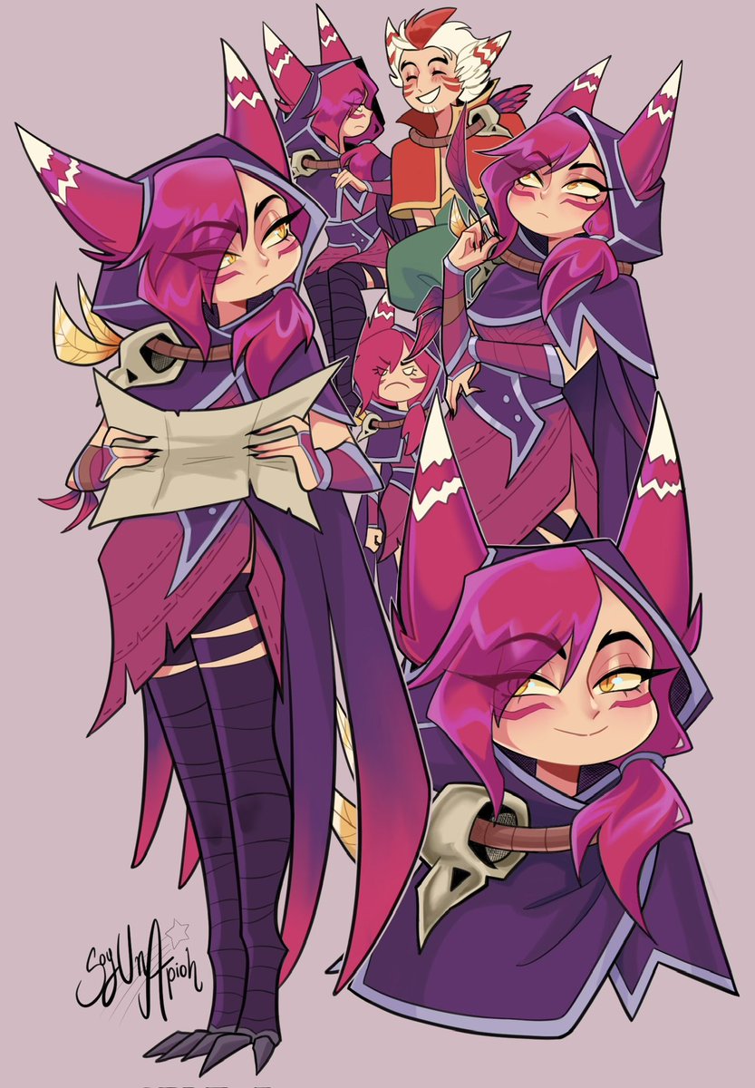 SoyUnApioh's tweet photo. Xayah 🫵

#LeagueOfLegends #xayah #rakan #fanart https://t.co/kxiPBDoLpo