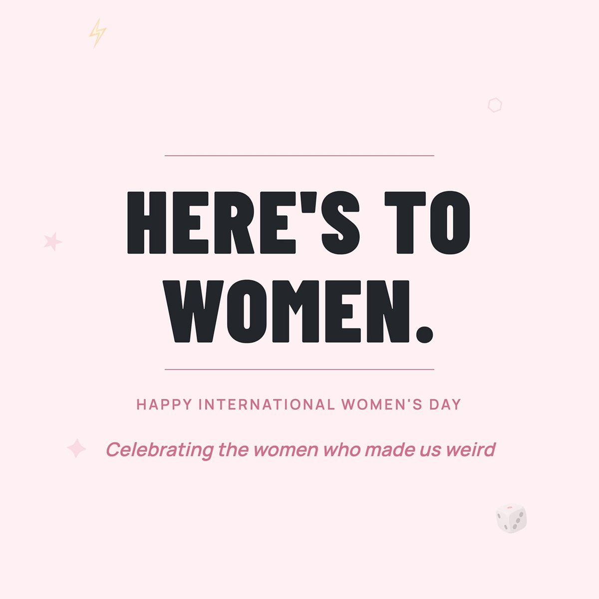 Geeky_Sex_Toys's tweet photo. To every woman who's ever been called "too nerdy," "too weird," or "too much", you're our people. 🤍

Happy #InternationalWomensDay. Here's to the ones who made geek culture what it is today.

#IWD2026 https://t.co/khtRSCdskH
