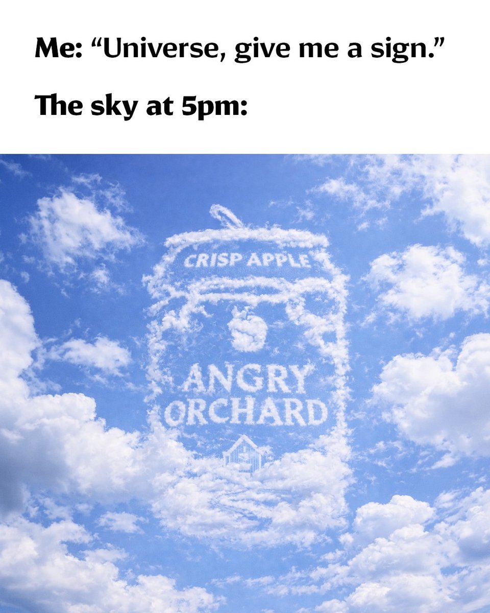 Angry Orchard tweet media