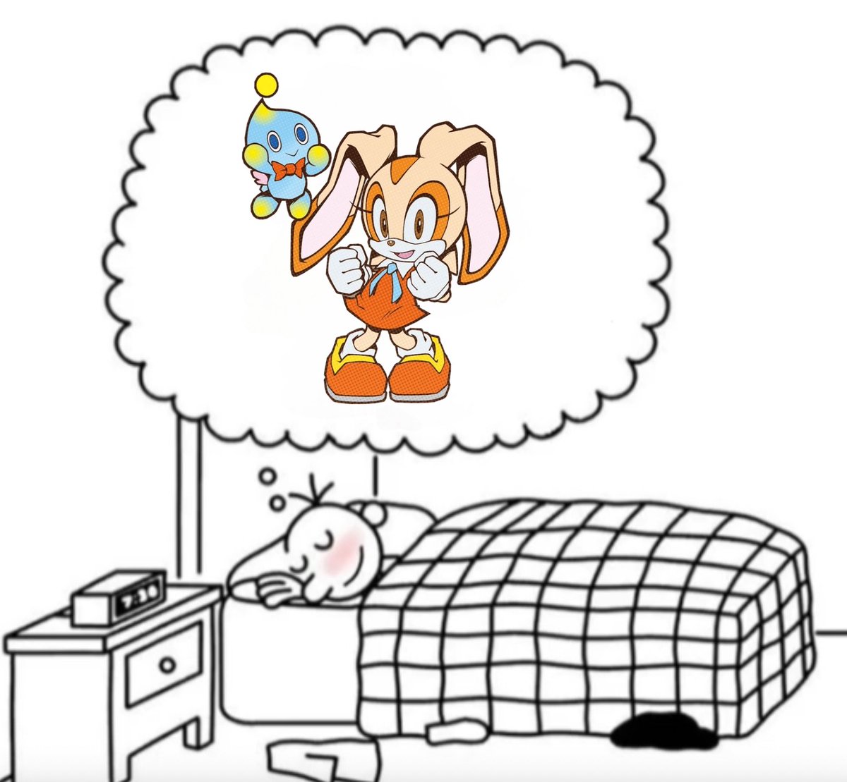 #1 Cream The Rabbit & Cheese The Chao Fan tweet media