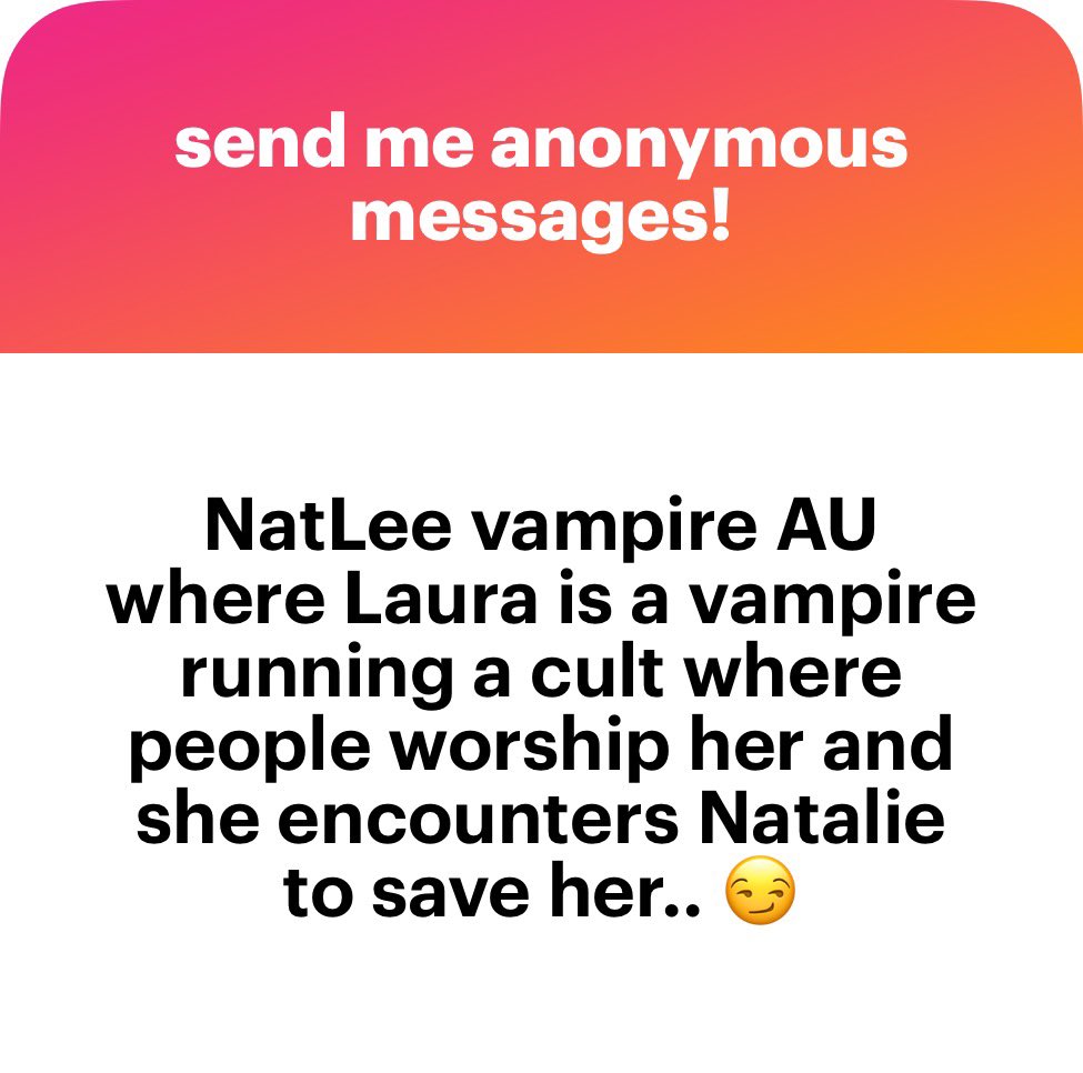 NewYJPrompts's tweet photo. Vampire AU #NatLee https://t.co/0i8tJ9dMJ5