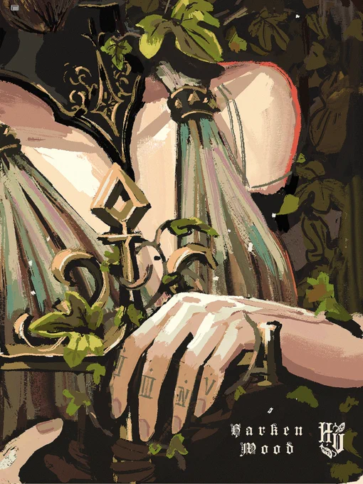 Harkenwood - The fourth and final seed was sown onto the sodden peat of Keilia. Rooted in the weave below, it's land grew dense with lush ivies, mosses and trees whose leaves never fell. A harmony of birdsong ensured no harm would come to any in the garden of the weaveborn.