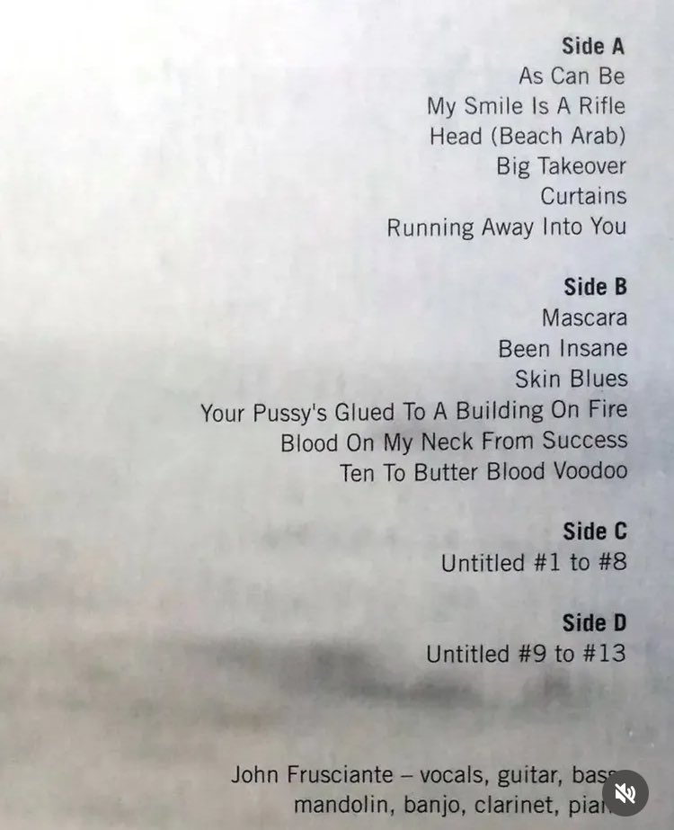 BrazilRHCP's tweet photo. Há 32 anos, John Frusciante dava início ao seu trabalho solo com o disco “Niandra LaDes and Usually Just a T-Shirt”.

O disco foi gravado em duas partes, a primeira enquanto John ainda era do Red Hot Chili Peppers e a segunda pós 1ª saída. 

Qual sua faixa favorita do trabalho? https://t.co/OgES2AK67M