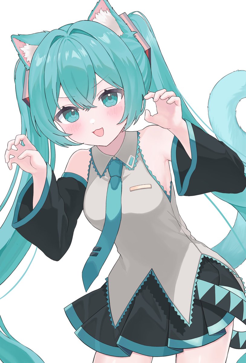 omame_3de's tweet photo. にゃ〜
#ミクの日 #ミクの日2026 https://t.co/avmNL09yrW