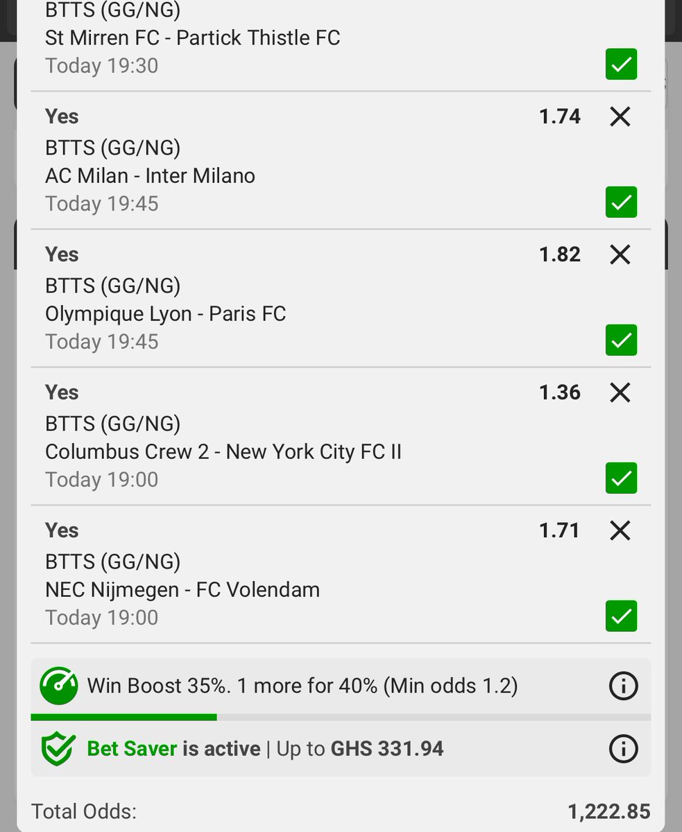 Get Ready To Shout BOOOM Tonight. Betway

✅BW4389AF01     10 ODDS 

✅BW438AAF9D    10 ODDS 

✅BW438CA596     20 ODDS 

✅BW438D2E11     1222 ODDS 

Repost and like for the street cos we’re winning 🎉