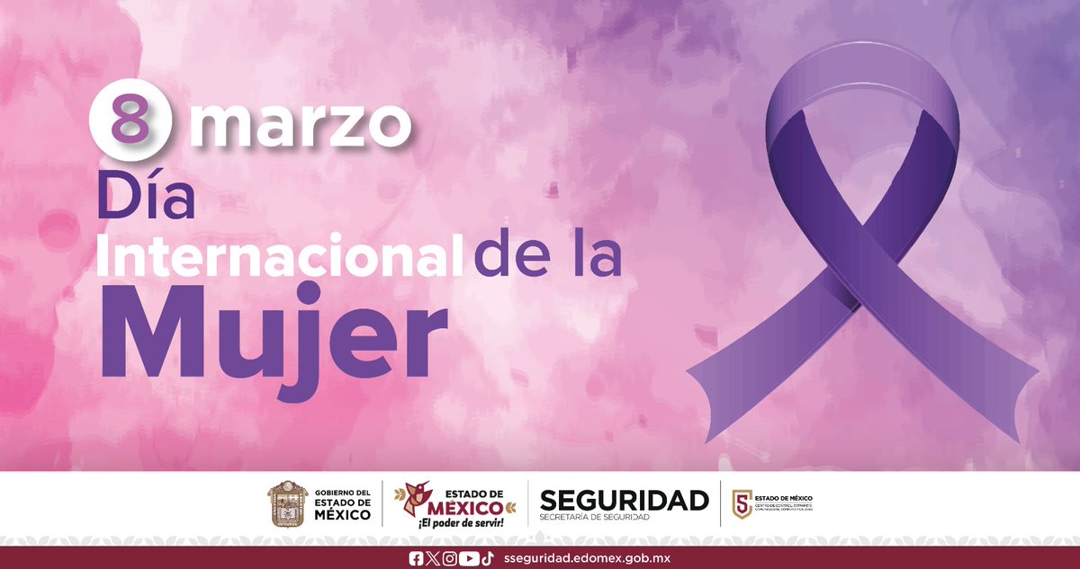 💜 𝟎𝟖 𝐝𝐞 𝐦𝐚𝐫𝐳𝐨  #DíaInternacionalDeLaMujer

Declarado en el año de 1975 por la Organización de las Naciones Unidas como un día para honrar los logros de las mujeres 👩‍🦰👩‍🦳👧 en todo el mundo y reconocer el avance hacia la igualdad de género y la inalcanzable lucha de