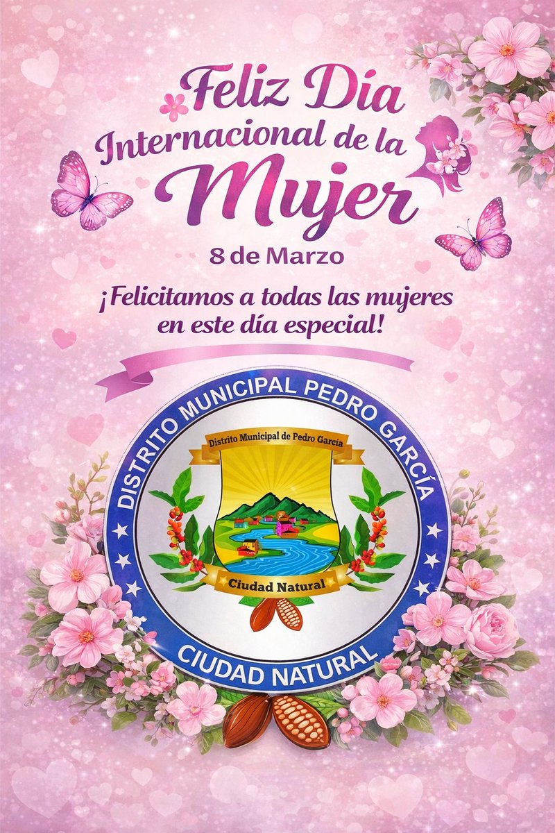 dmpedrogarcia's tweet photo. Hoy conmemoramos el Día Internacional de la Mujer, una fecha para reconocer la valentía, el esfuerzo y la invaluable contribución de las mujeres en nuestra sociedad.
Desde la Alcaldía de Pedro García, felicitamos y honramos a todas las mujeres en este día especial. https://t.co/2UI8eiMwwE