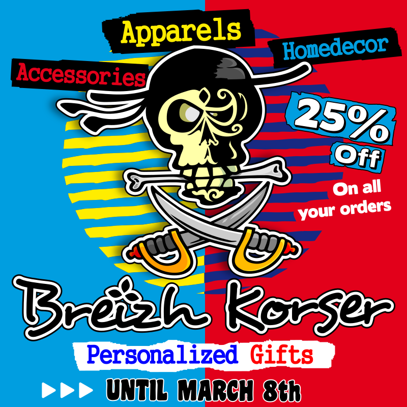 GiachelloB's tweet photo. LAST HOURS to enjoy 25% off all your Breizh Korser orders.
▶️https://t.co/n3lrgJ75no

#tshirts #sweatshirts #hoodies #tanktop #puffyjacket #fleecejacket #jogging #accessories #homedecor #apparels #giftideas #personalizedgifts #sales #GoodDeal #promotions #discounts #cutprice https://t.co/kLmVHWf8qO