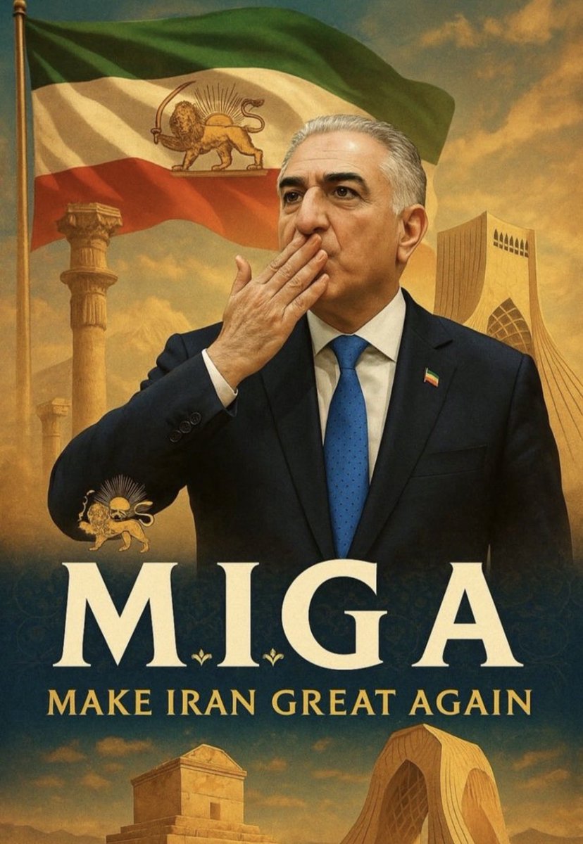 Melik_en's tweet photo. ⌛️soon:

The Shah Returns

#KingRezaPahlavi‌
#MIGA https://t.co/a5nHsmwQM8