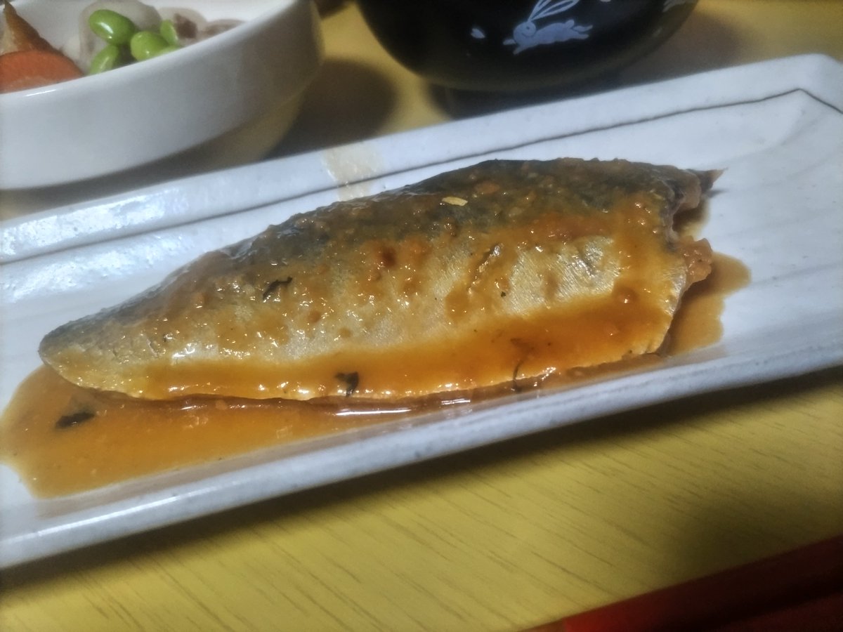 chizuun_Japan's tweet photo. 鯖味噌(sabamiso)
Miso-simmered mackerel
#japanesefood #wasyoku #dinner
#HomeCooking #mackerel #fishfood https://t.co/BJkw5sR58T