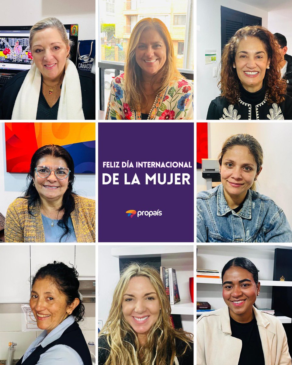 PROPAIS's tweet photo. Hoy conmemoramos la fuerza, valentía y resiliencia de las mujeres que transforman realidades cada día✨
Mujeres inspiradoras que sostienen familias, lideran empresas, emprenden y abren camino para muchas más.

Su determinación sigue moviendo al país💜
 #8M https://t.co/phe8iAMA1V
