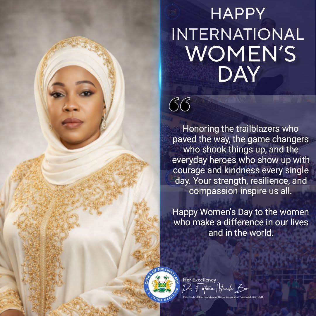 H. E. Fatima Maada Bio tweet media